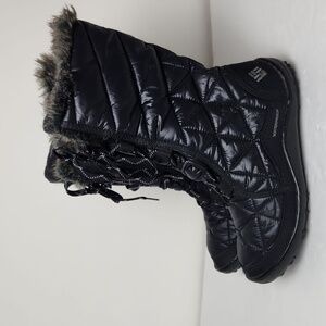 Columbia 200g Omni-Heat Quilted Powder Summit Faux Fur Winter Boots
